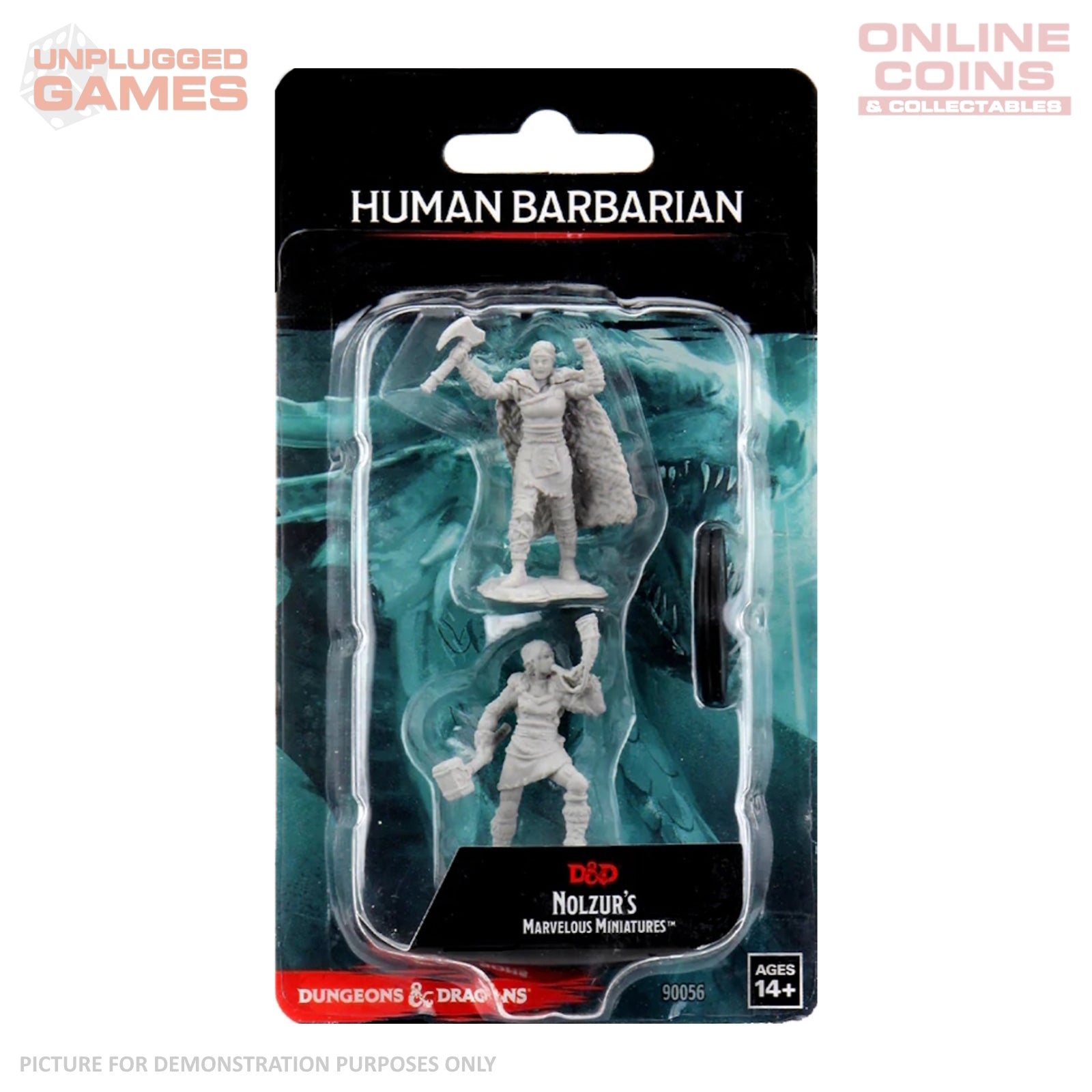 Dungeons & Dragons Nolzurs Marvelous Unpainted Miniatures - Human Barbarian